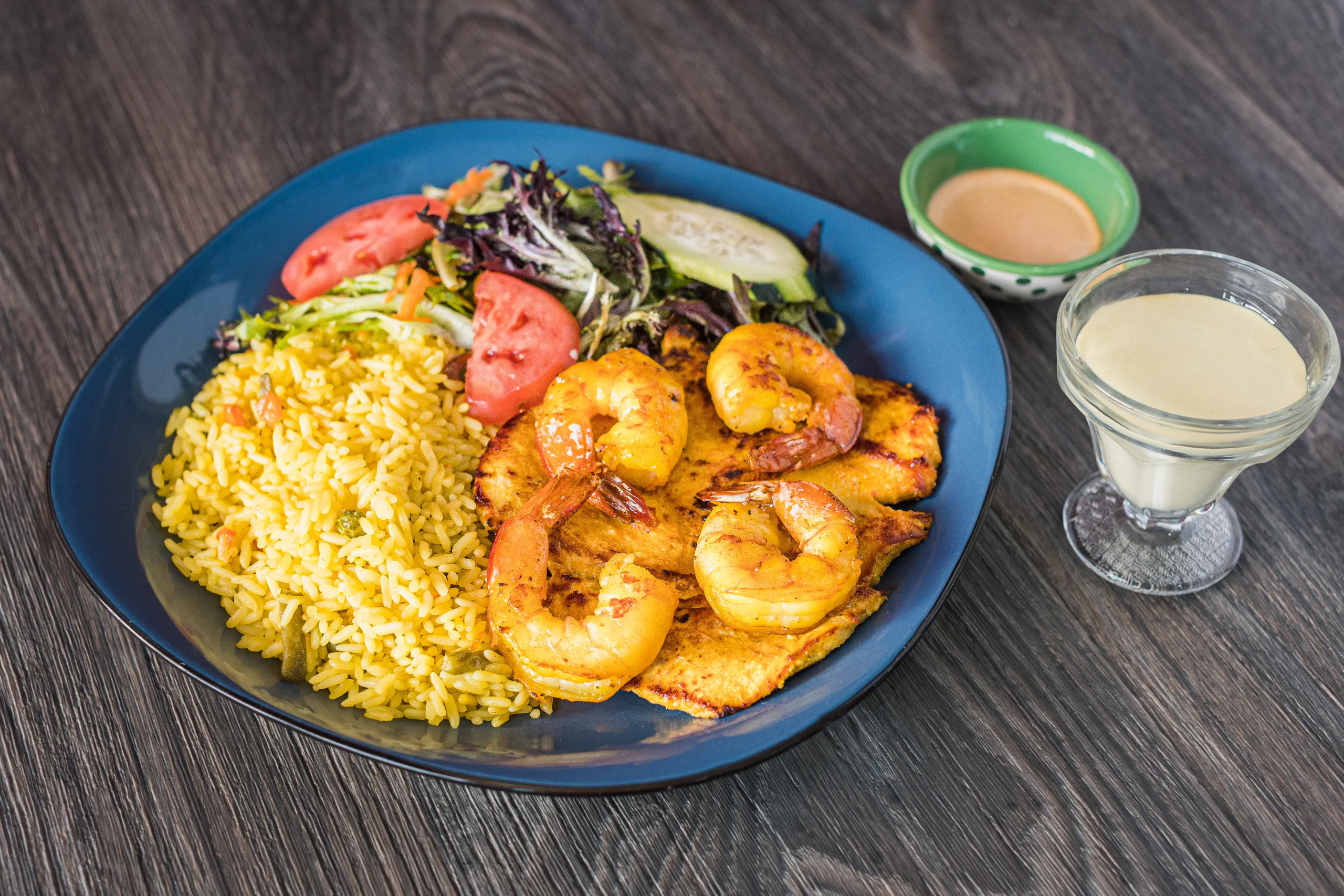 "Pollo A La Plancha With Shrimp (4)"